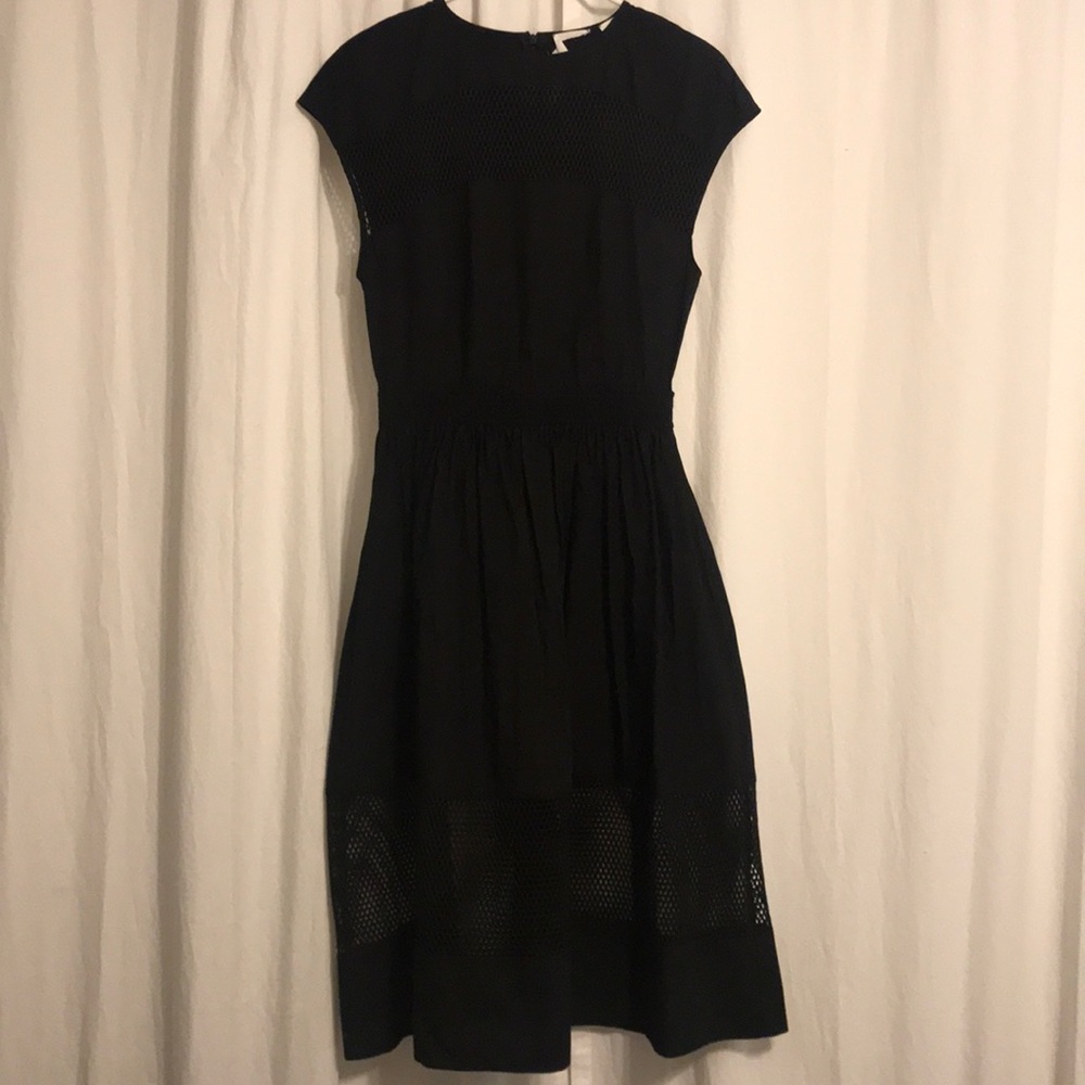 Alice & Olivia Mesh Paneled dress